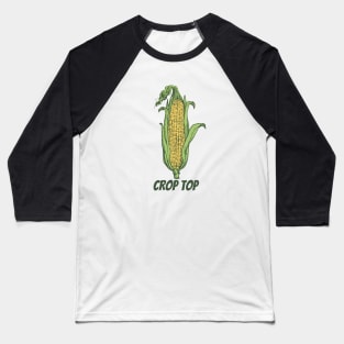 Crop Top Baseball T-Shirt